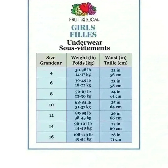 BNWT Girls Kids Sz 12 True Comfort briefs underwear 6 pairs per pack modal comfy - Picture 5 of 5